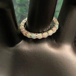 Zales Opal Eternity Band